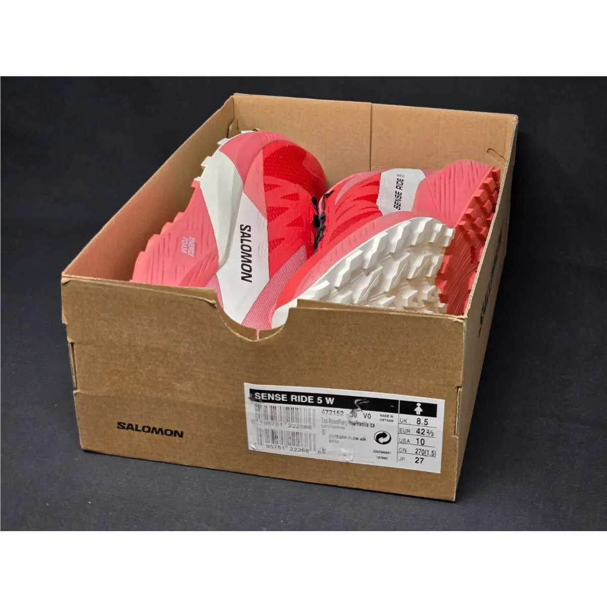 Salomon shoes - Salomon Sense Ride 5 - Sense Ride - 472152 - Red 7