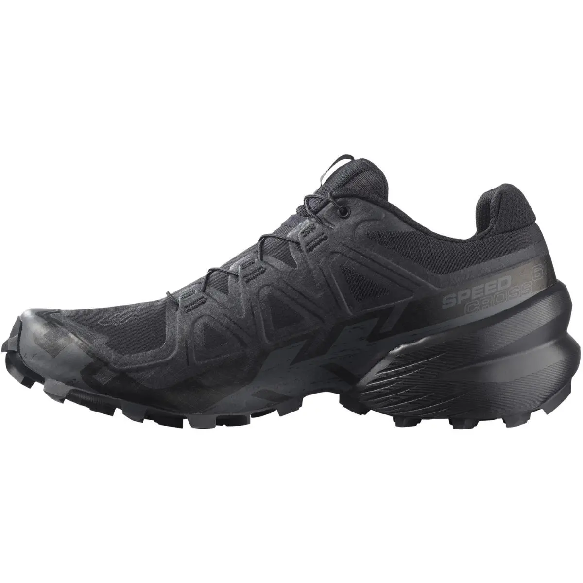 Salomon shoes - Salomon Speedcross 6 - Speedcross - Black/Black/Phantom 0