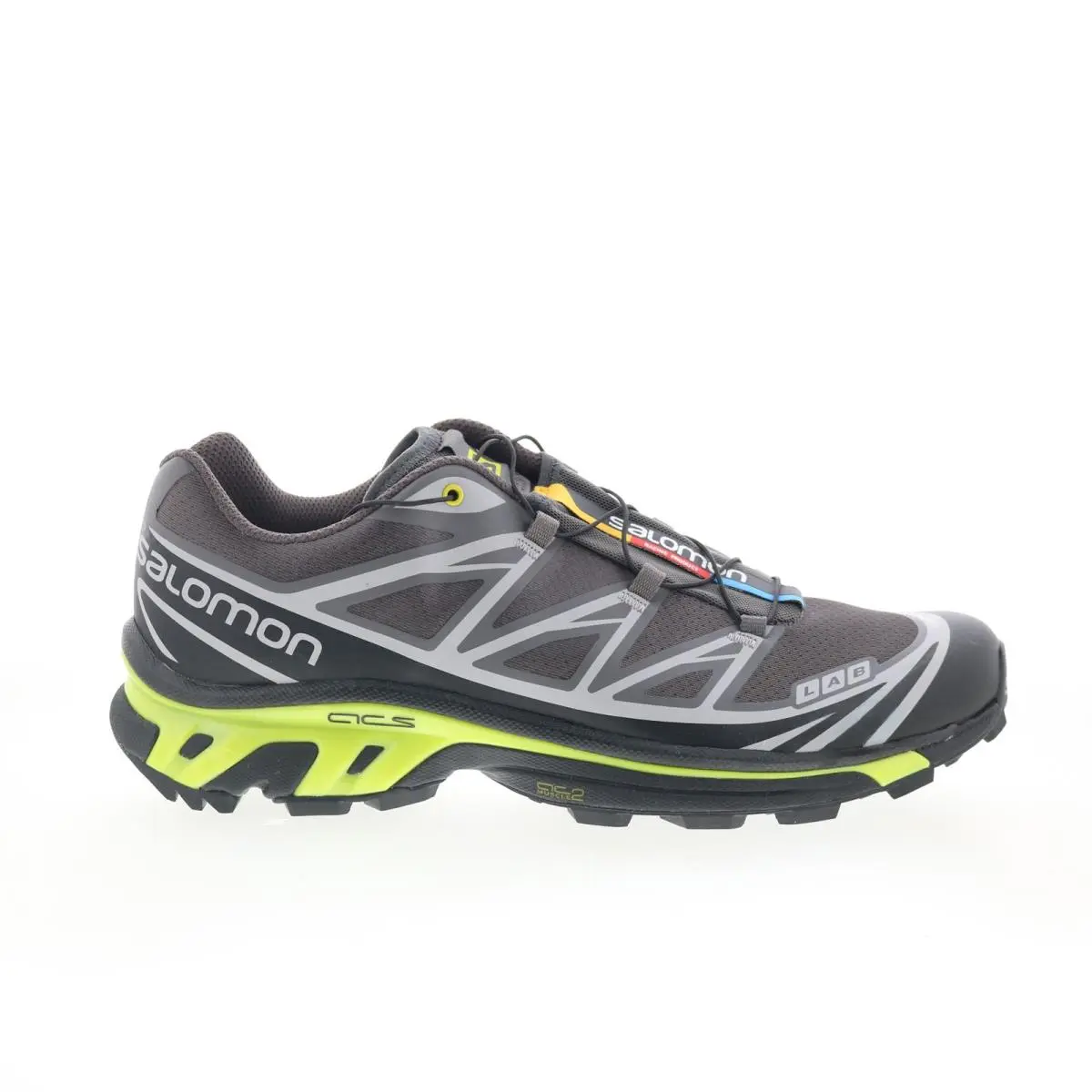 Salomon XT-6 L41687000 Mens Gray Synthetic Lace Up Lifestyle Sneakers Shoes 10
