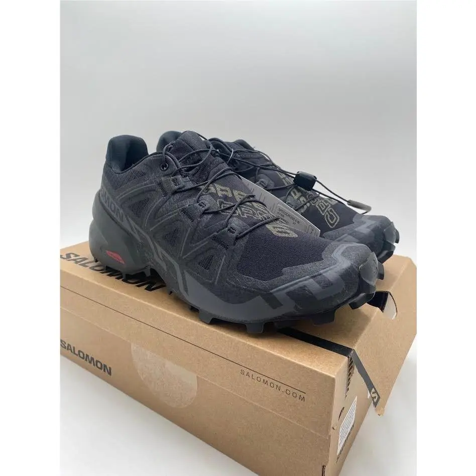 Salomon Women`s Speedcross 6 Trail Running Shoes Size 8.5 Black