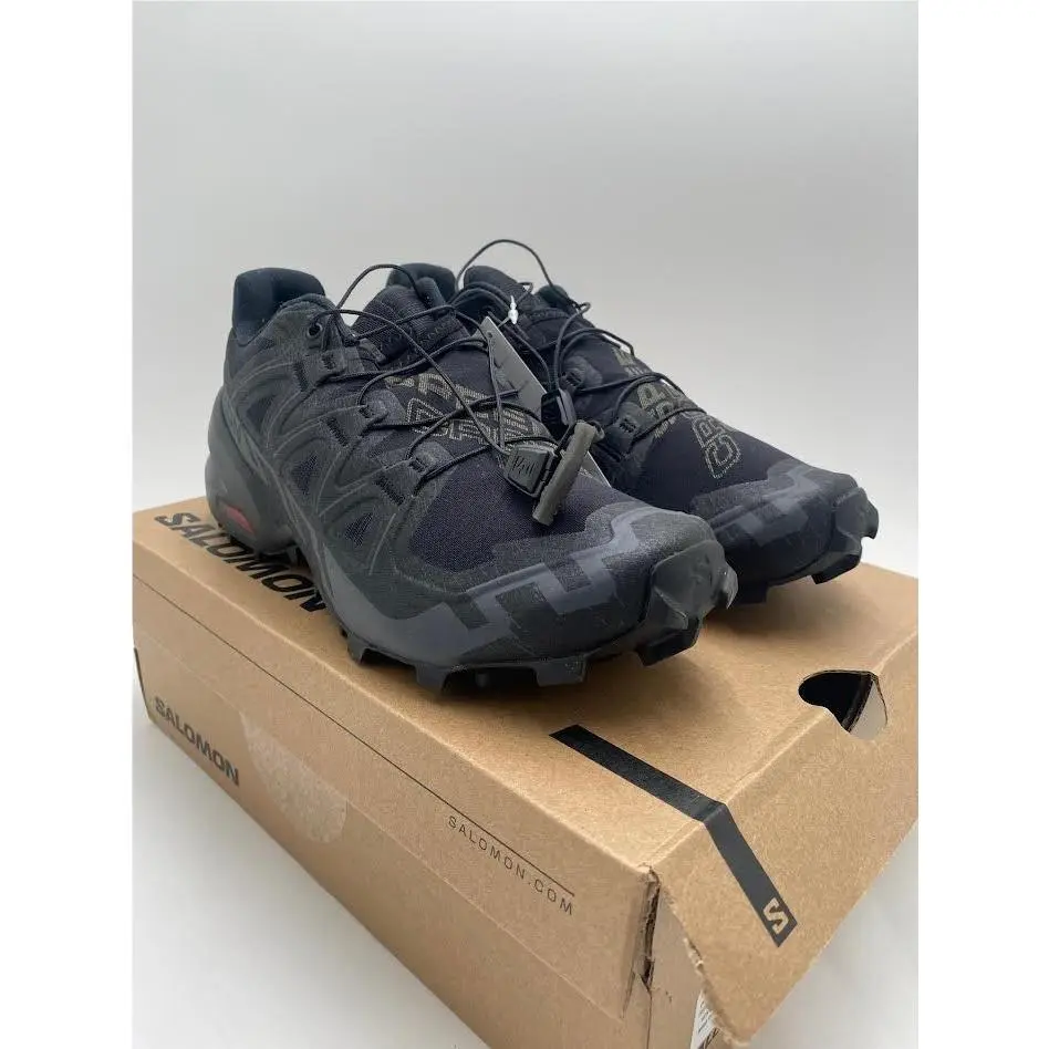 Salomon Women`s Speedcross 6 Trail Running Shoes Size 7.5 Black