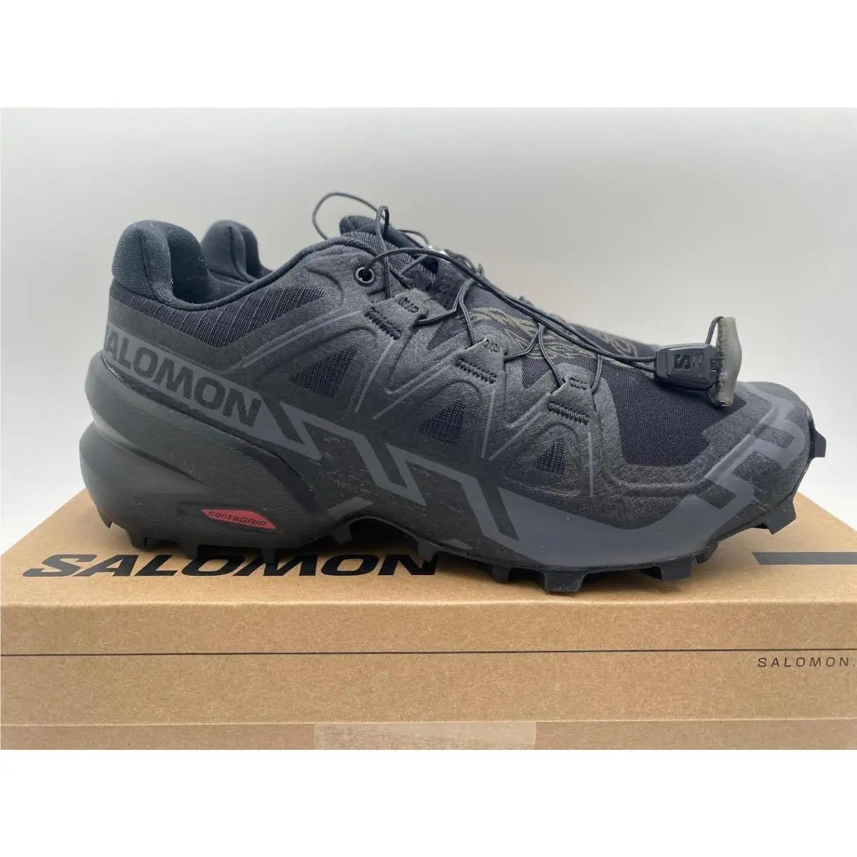 Salomon shoes - Salomon Speedcross 6 - Speedcross - 417428 25 V0 - Black (UPC: 737566871620) 1