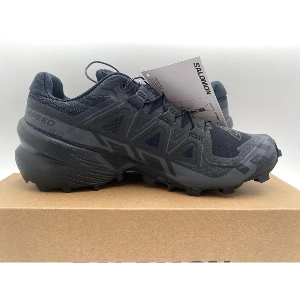 Salomon shoes - Salomon Speedcross 6 - Speedcross - 417428 25 V0 - Black (UPC: 737566871620) 5