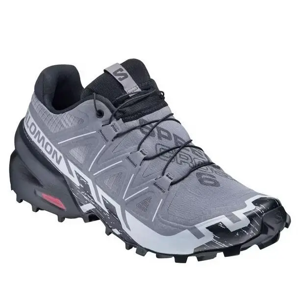 Salomon Speedcross 6 Trail Shoes Mens Size 9.5 Quiet Shade/black/pearl Blue