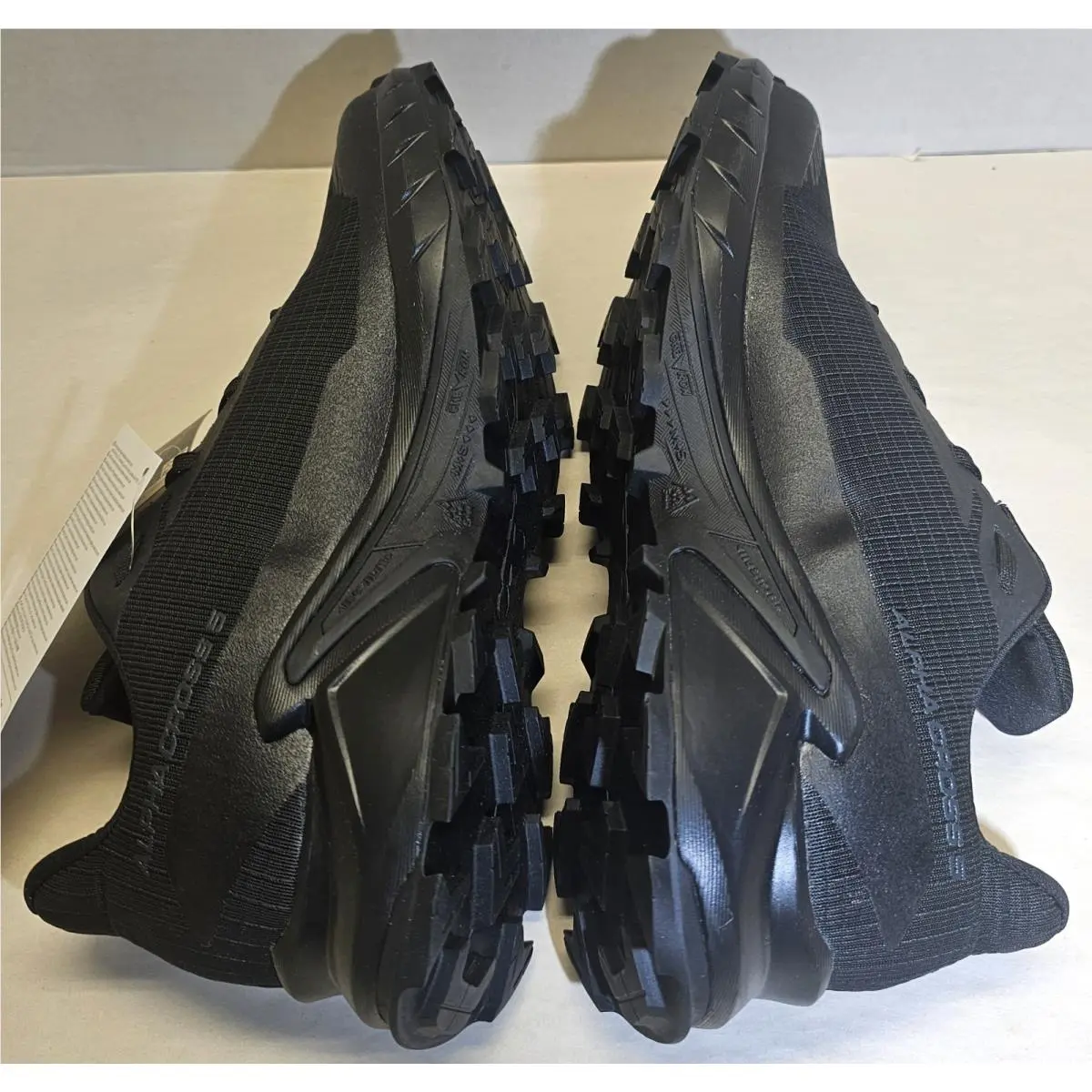 Salomon shoes - Salomon ALPHACROSS 5 GTX - ALPHACROSS GTX - 473109 - Black/Black Ebony 18