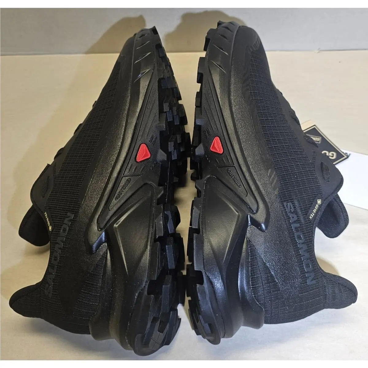 Salomon shoes - Salomon ALPHACROSS 5 GTX - ALPHACROSS GTX - 473109 - Black/Black Ebony 19
