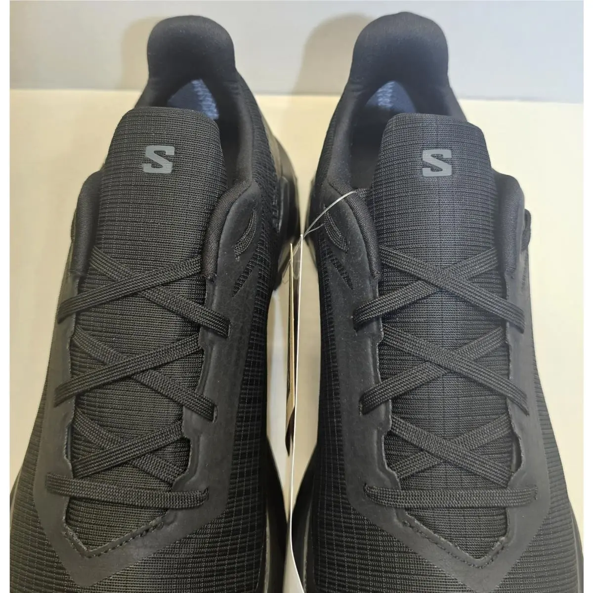 Salomon shoes - Salomon ALPHACROSS 5 GTX - ALPHACROSS GTX - 473109 - Black/Black Ebony 9