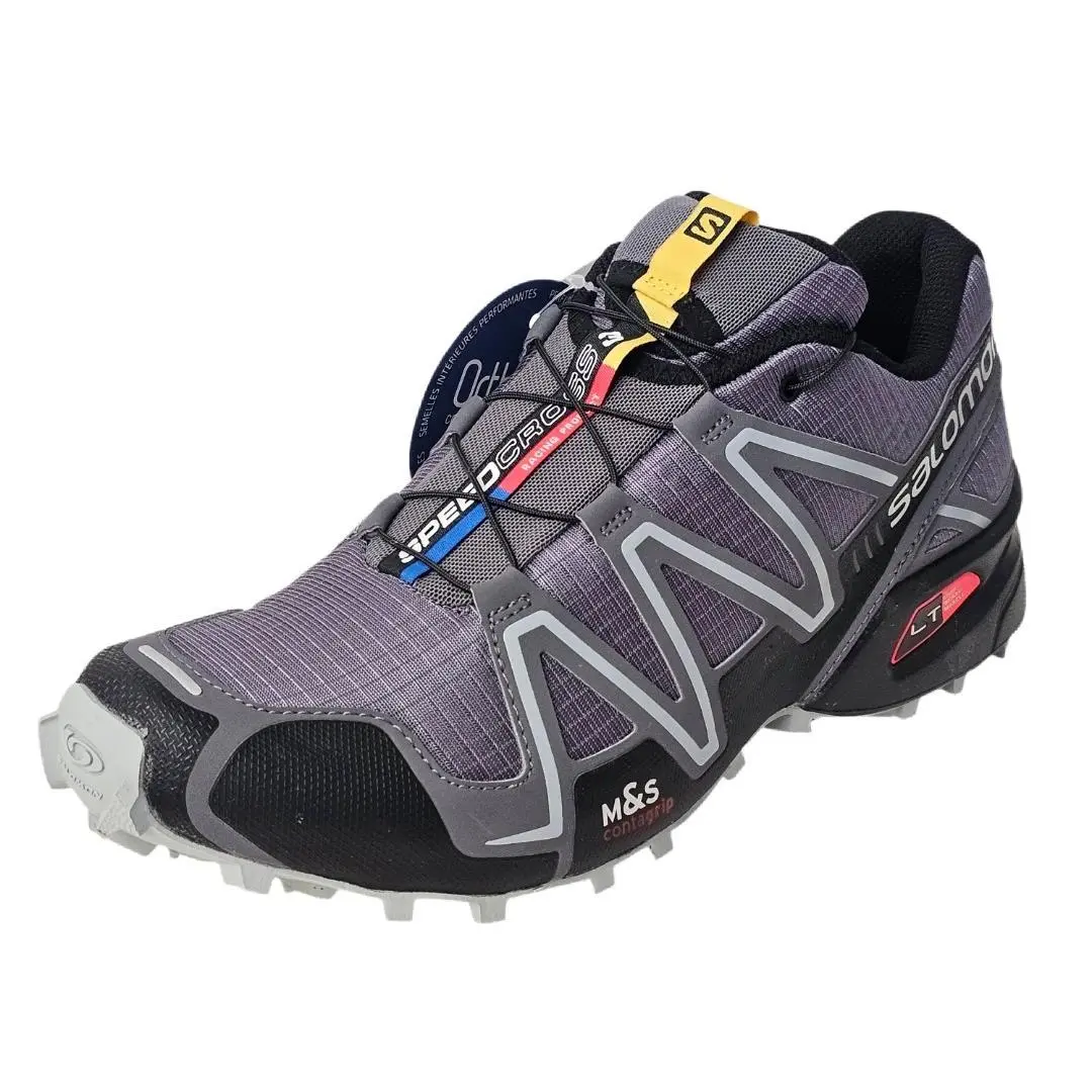 Salomon Men`s 11 Speedcross 3 Hiking Trail Running Shoes Dark Cloud/black/onix