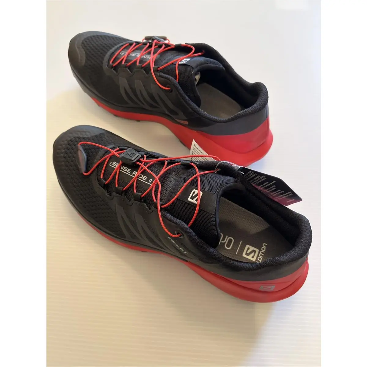 Salomon Sense Ride 4 Trail Running Sneakers Men Size 8