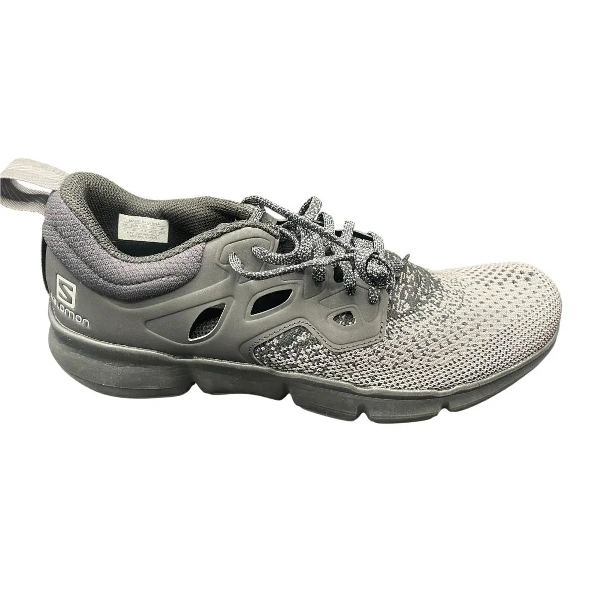 Salomon Men Running Sneaker 414433 Predict Soc 2 Magnet Black Quiet Size 11.5 M