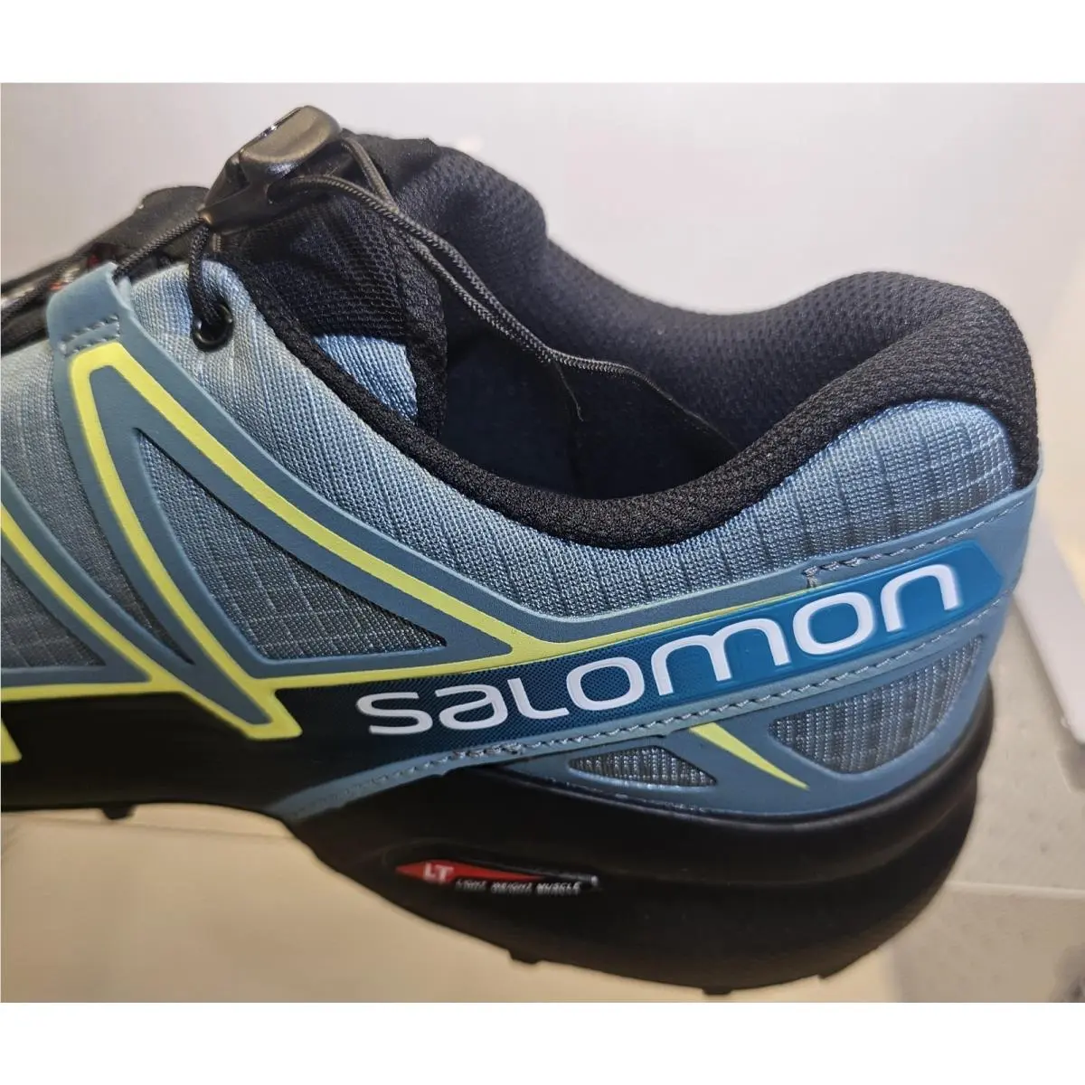 Salomon shoes - Salomon Speedcross 4 - Speedcross - 398424 - Arctic Black/Enamel Blue/Lime Green 16