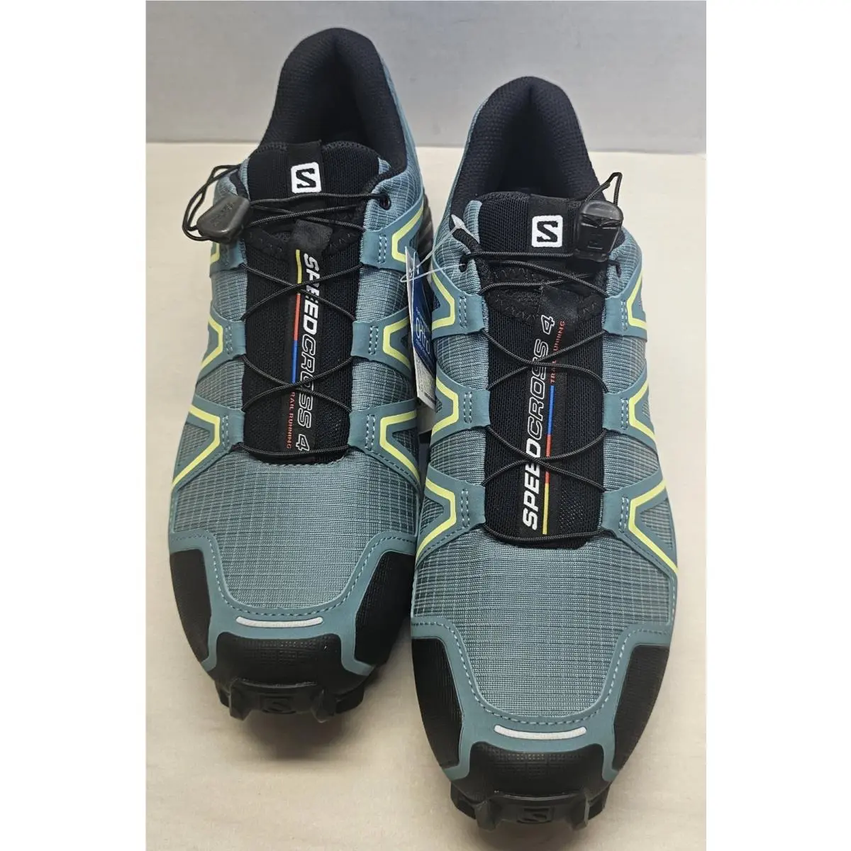 Salomon shoes - Salomon Speedcross 4 - Speedcross - 398424 - Arctic Black/Enamel Blue/Lime Green 20