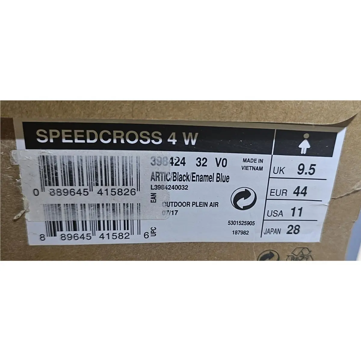 Salomon shoes - Salomon Speedcross 4 - Speedcross - 398424 - Arctic Black/Enamel Blue/Lime Green 2