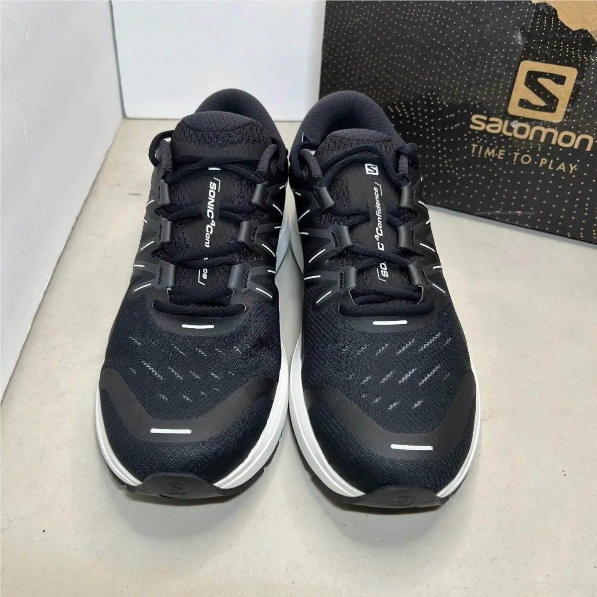 Salomon shoes - Salomon Sonic 4 Confidence - Sonic Confidence - L4129150036 - Black/White/Ebony (UPC: 193128547349) 1