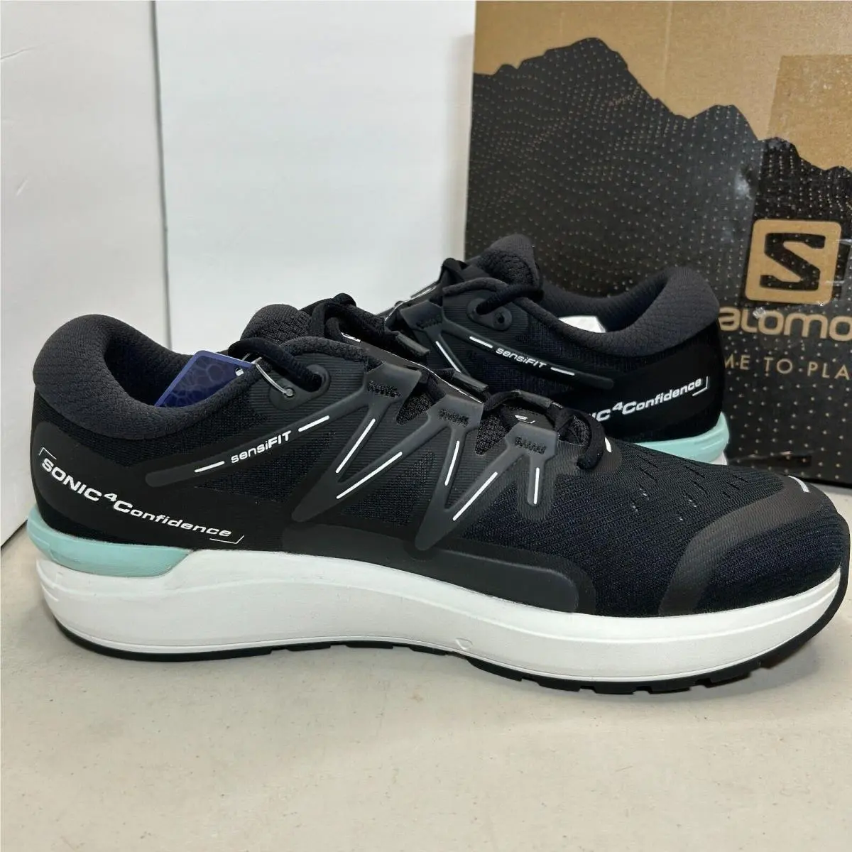 Salomon shoes - Salomon Sonic 4 Confidence - Sonic Confidence - L4129150036 - Black/White/Ebony (UPC: 193128547349) 5