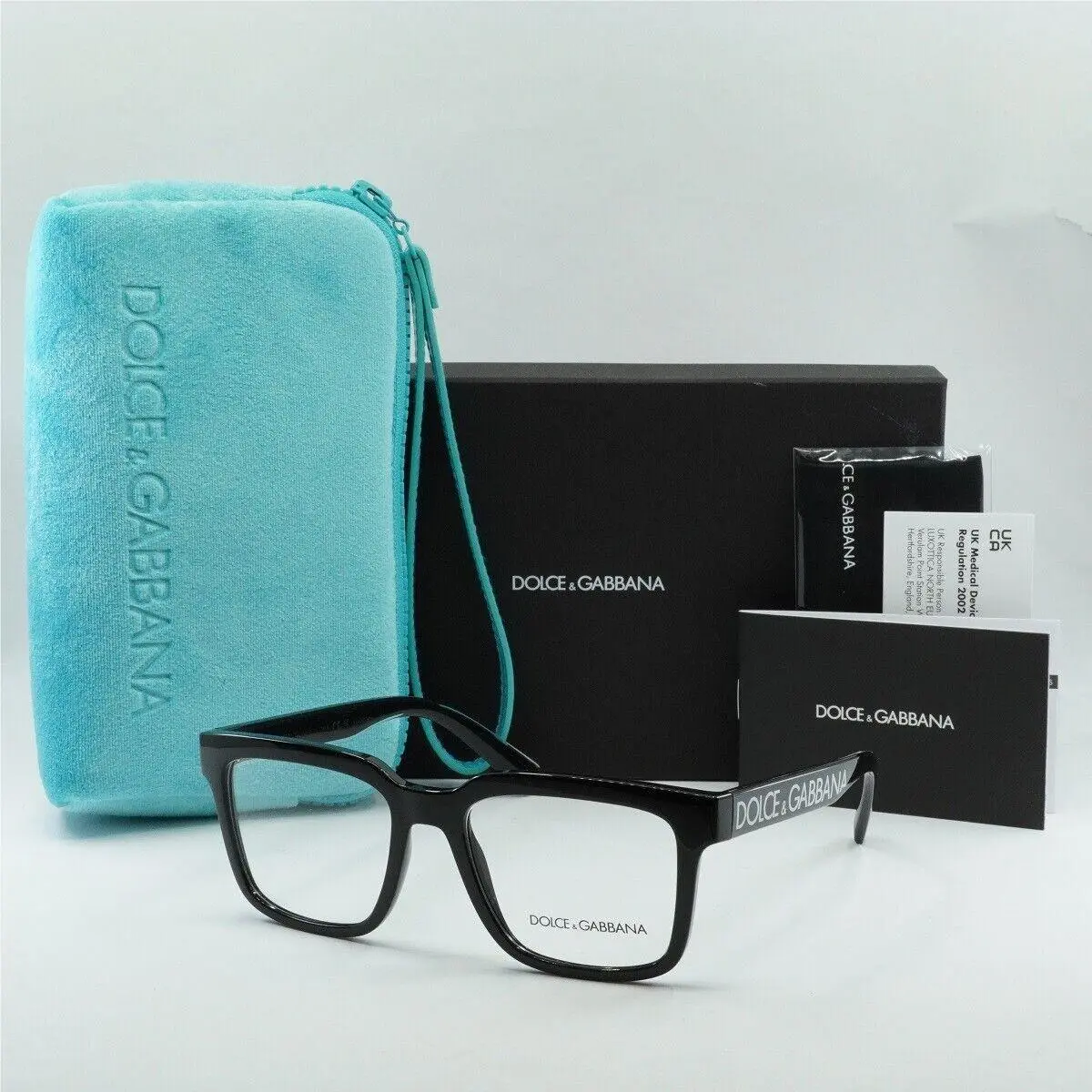 Dolce Gabbana DG5101 501 Black 52mm Eyeglasses by Dolce & Gabbana