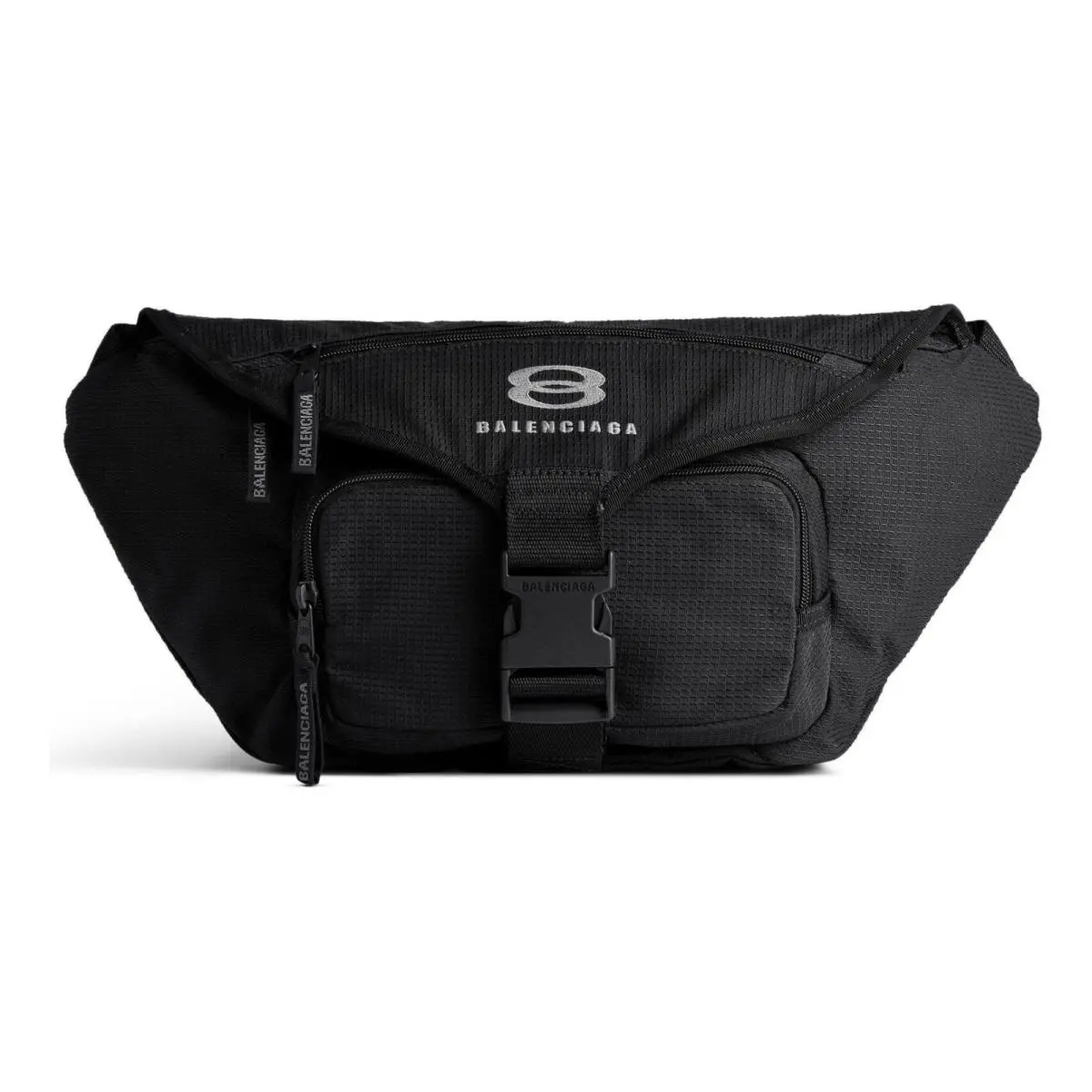 Balenciaga Large Black Unity Beltbag Utility Belt Bag Fanny Pack