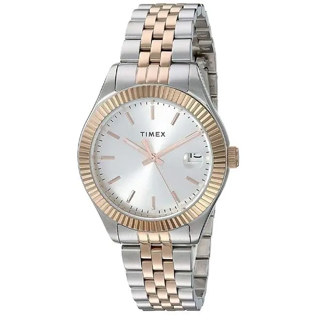 Timex Waterbury Women`s Round 34mm Quartz Watch - TW2T87000VQ