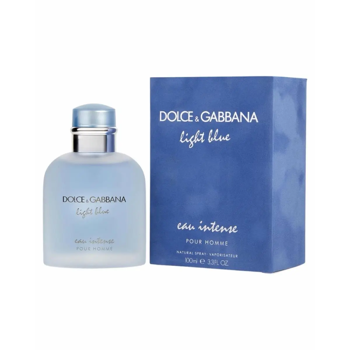 Dolce Gabbana D G Light Blue Eau Intense 3.3 oz Edp Spray Men by Dolce & Gabbana