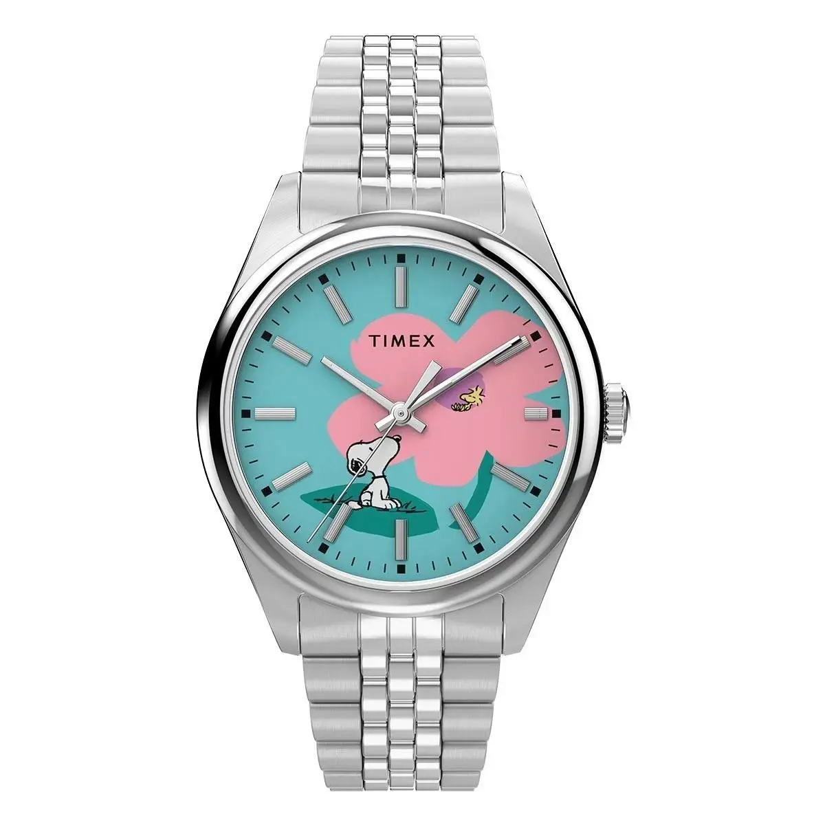 Timex Legacy x Peanuts Snoopy Woodstock Flowers Watch TW2Y52600