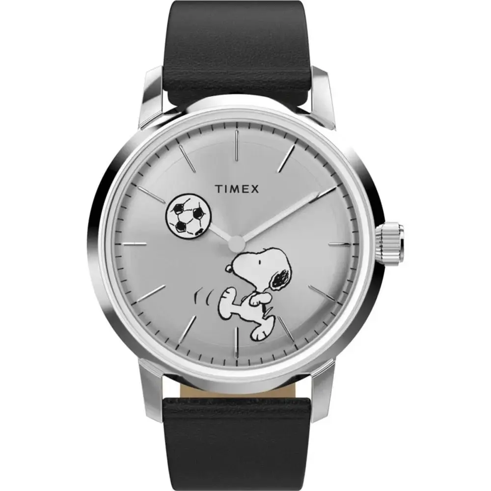 Marlin Peanuts Snoopy Football Soccer Edition Automatic Watch TW2Y53800 by Timex