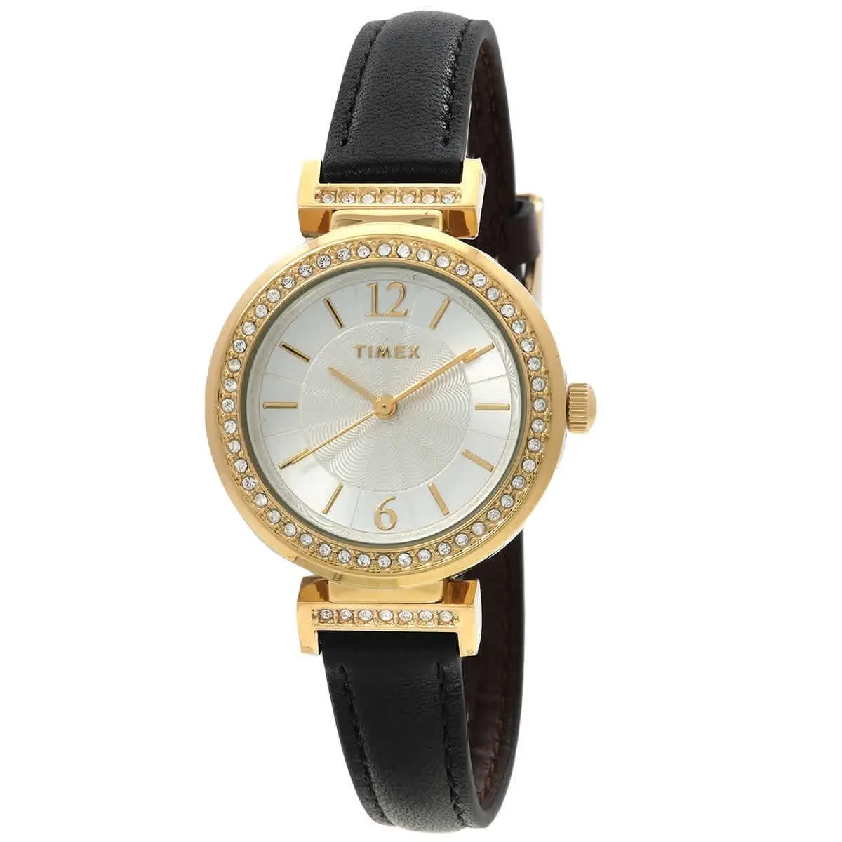 Timex Trend Quartz Crystal Silver Dial Ladies Watch TW2W48900