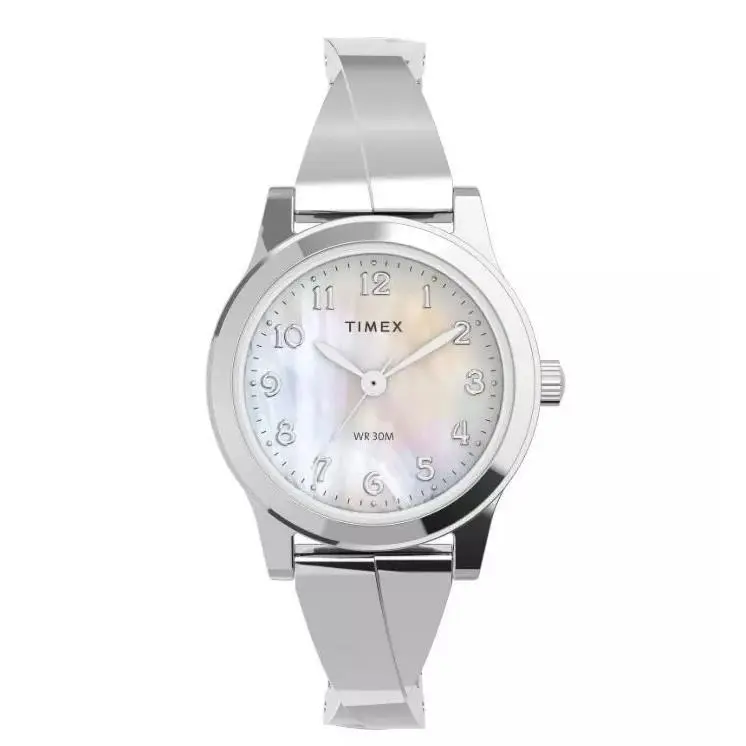 Women`s Timex Main Street Quartz Pearl Dial Watch TW2V51200