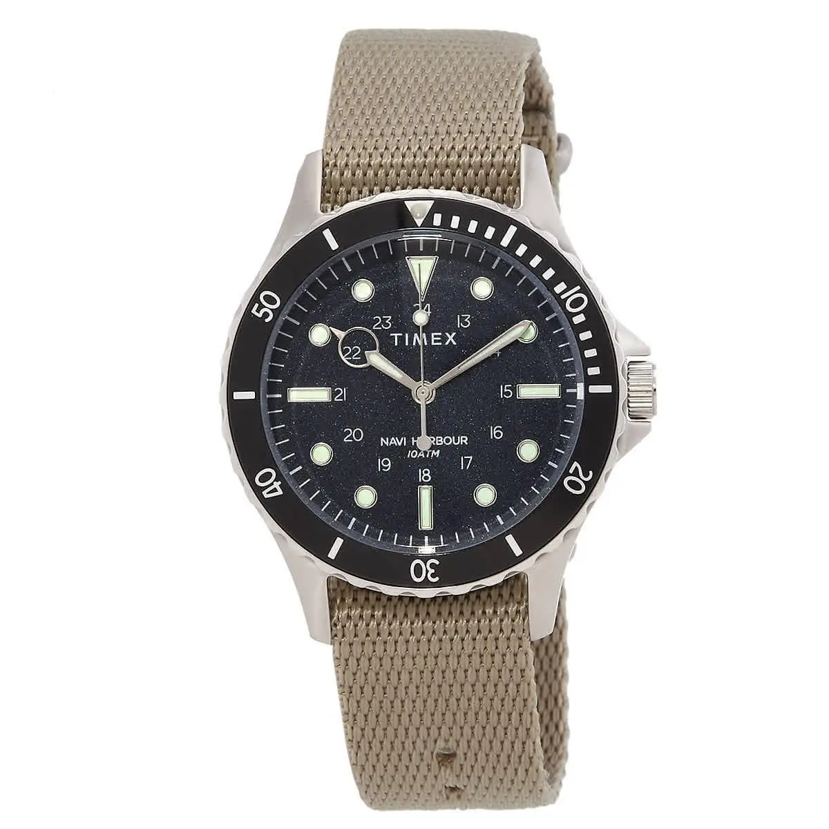 Timex Navi XL Quartz Black Dial Men`s Watch TW2U90000