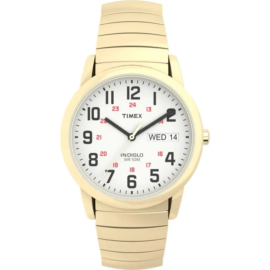 Easy Reader Day Date 35mm Expansion Band Watch by Timex
