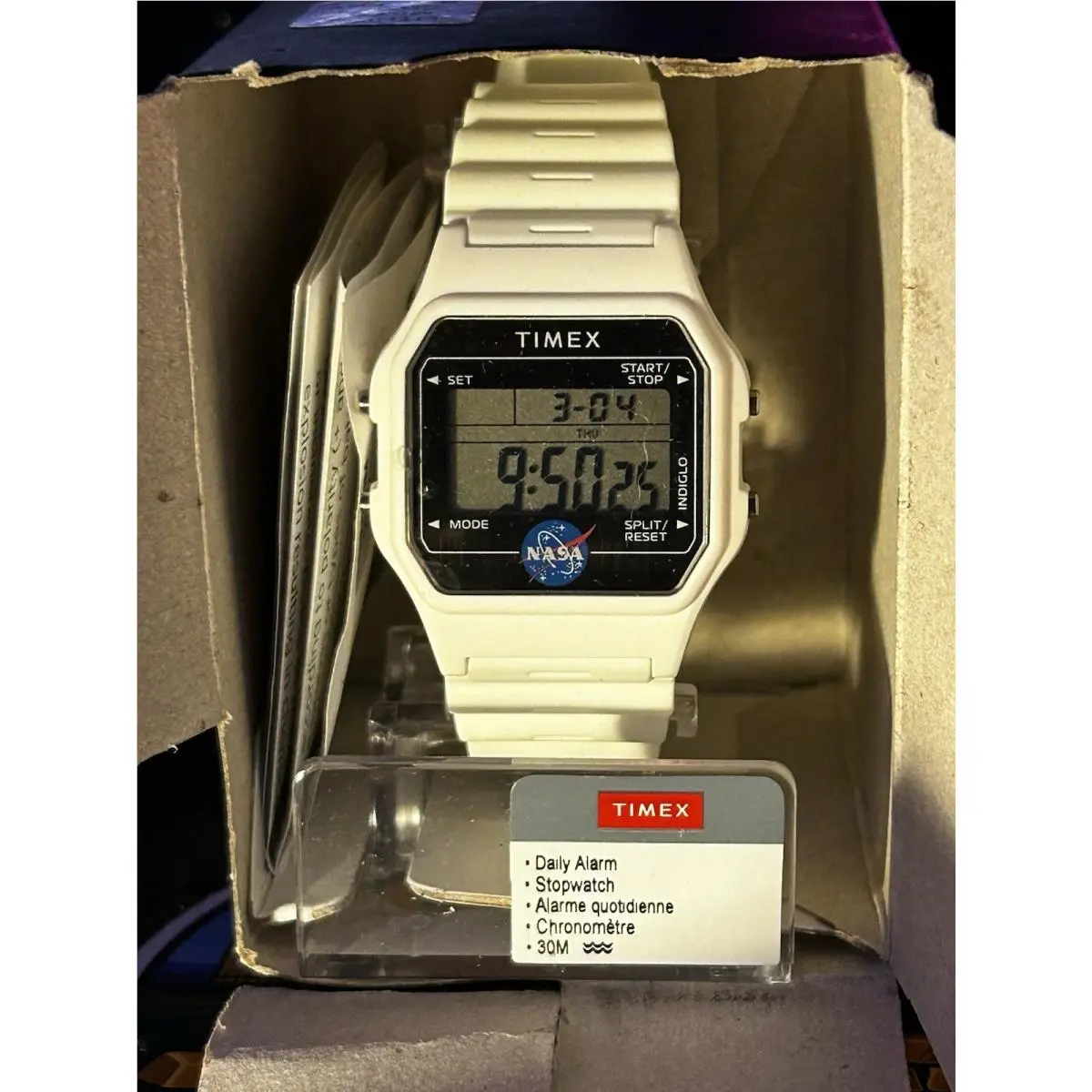 x Nasa Artemis ‘white’ 36mm Watch TW2Y13500 • Ships From Usa by Timex