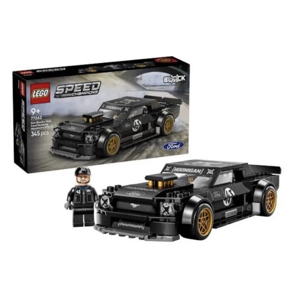 Lego Speed Champions Ken Block`s `65 Ford Mustang Hoonicorn V1 77262 In Hand