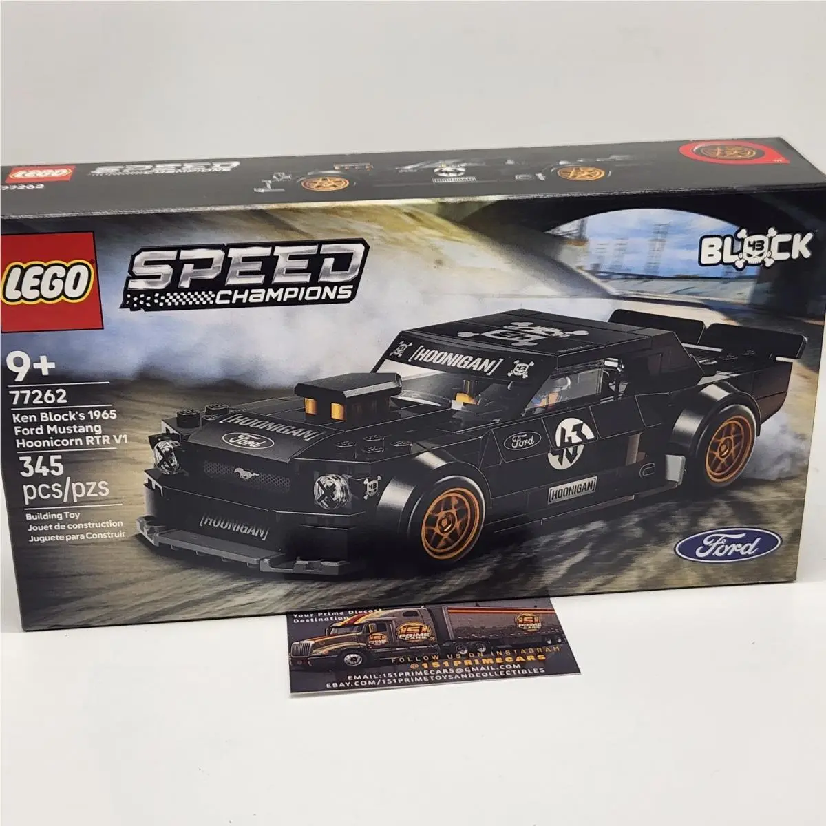 Lego 77262 Speed Champions Ken Block`s 1965 Ford Mustang Hoonicorn Rtr V1