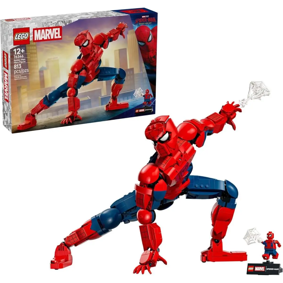 76346- Lego Marvel Spider-man Hero Figure - Super Hero Building Toy