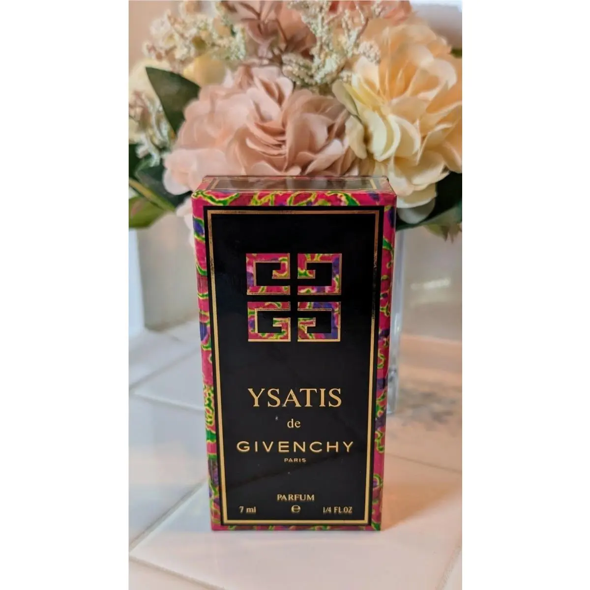 Vintage Ysatis de Givenchy Pure Parfum 1/4 oz 7ml Splash 2000 Rare Extrait