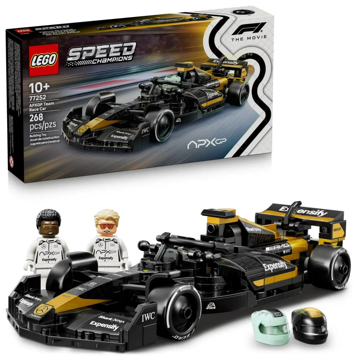Lego Speed Champions Apxgp Team F1 77252 Race Car Building Set