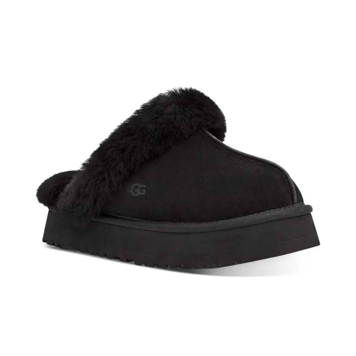 Women`s Ugg Disquette Clog Slipper Black by UGG