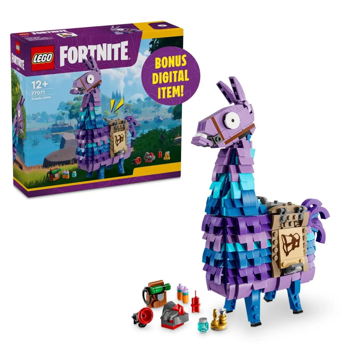 Lego Fortnite Supply Llama Building Set - Kids Toy For Gamers Ages 12+