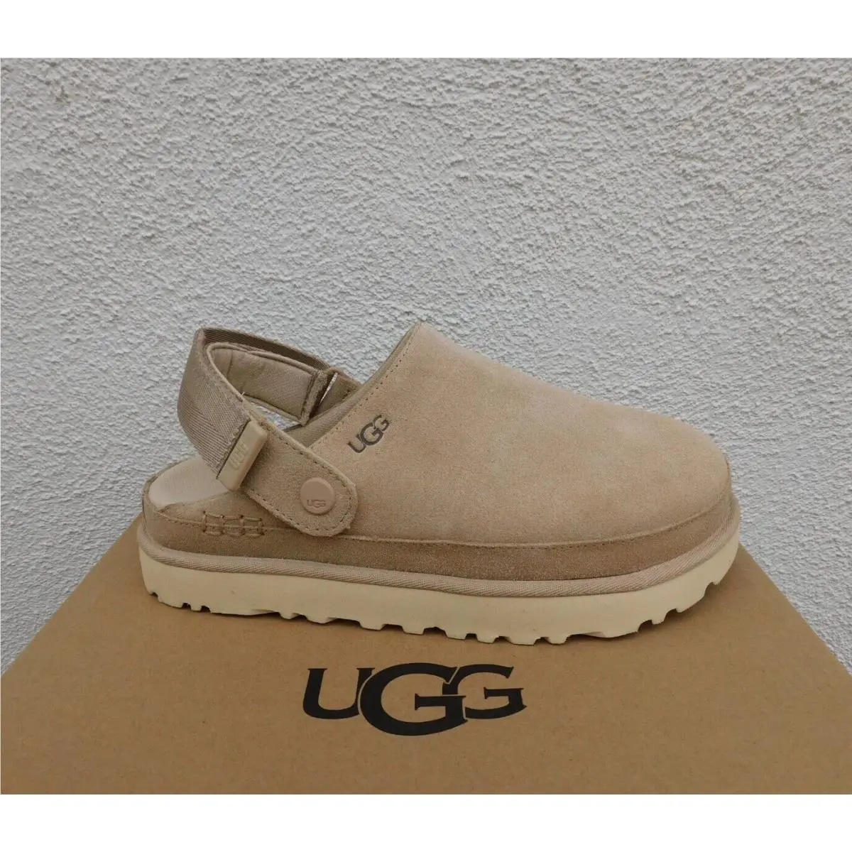 UGG shoes - UGG Goldenstar Clog Platform Sandal - Driftwood 0