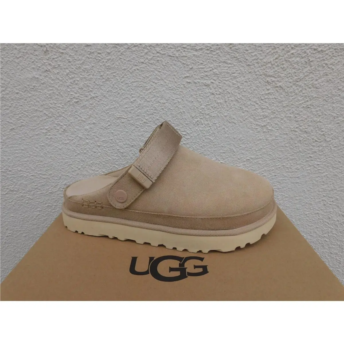 UGG shoes - UGG Goldenstar Clog Platform Sandal - Driftwood 2