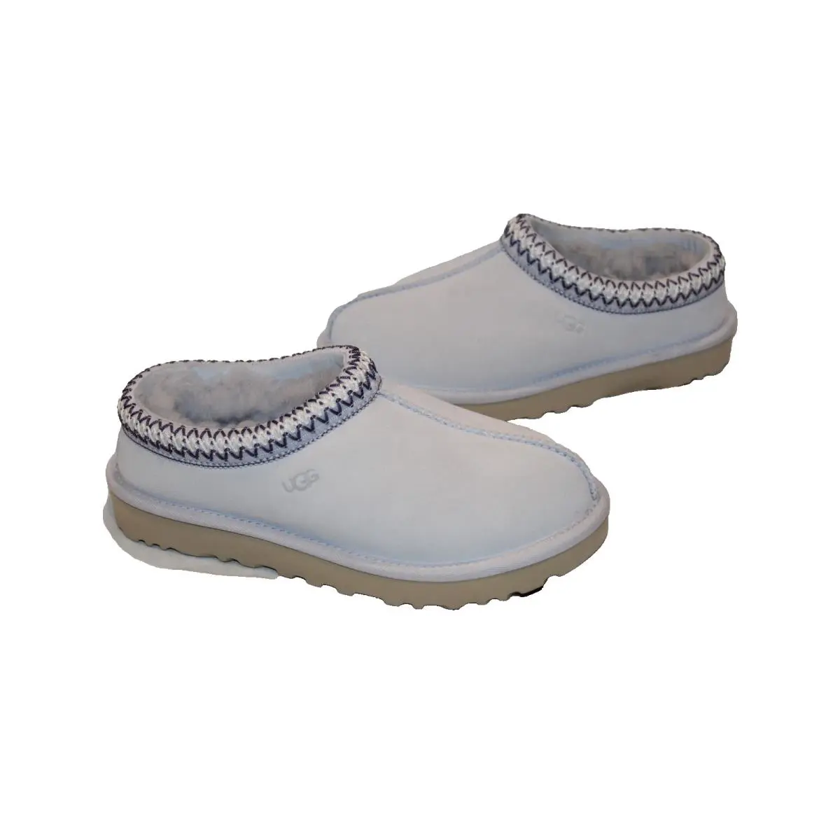 Ugg Women`s Tasman II Suede Shearling Lined Clog Slippers Lilac EU 37 US 6