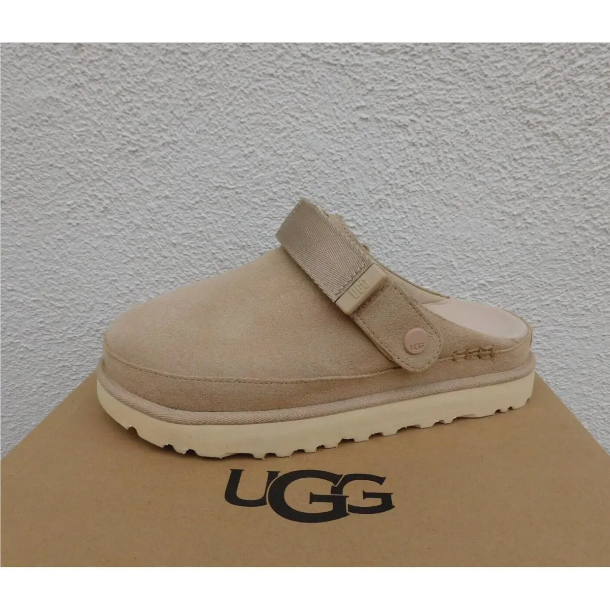 UGG shoes - UGG Goldenstar Clog Platform Sandal - Driftwood 1