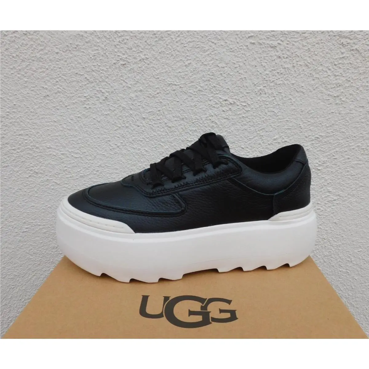 UGG shoes - UGG Marin Lace Platform Sneaker - Black (UPC: 195719711078) 0