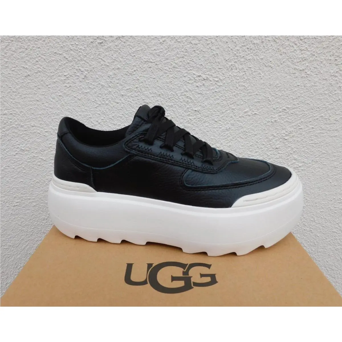 UGG shoes - UGG Marin Lace Platform Sneaker - Black (UPC: 195719711078) 1