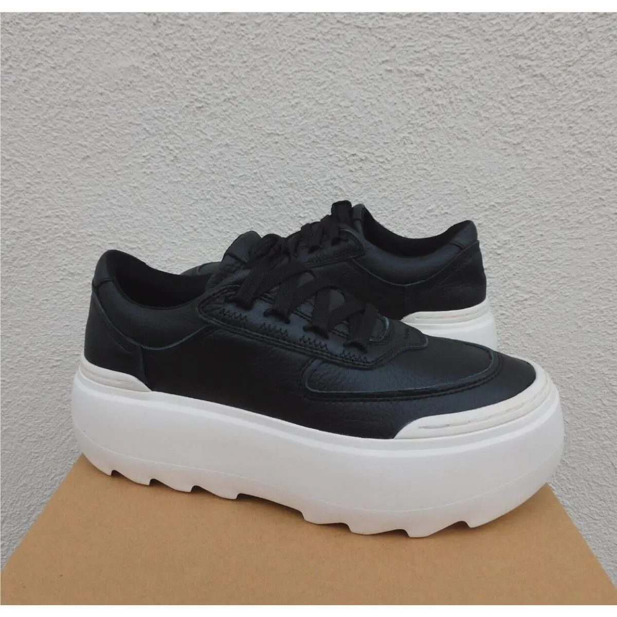 UGG shoes - UGG Marin Lace Platform Sneaker - Black (UPC: 195719711078) 2
