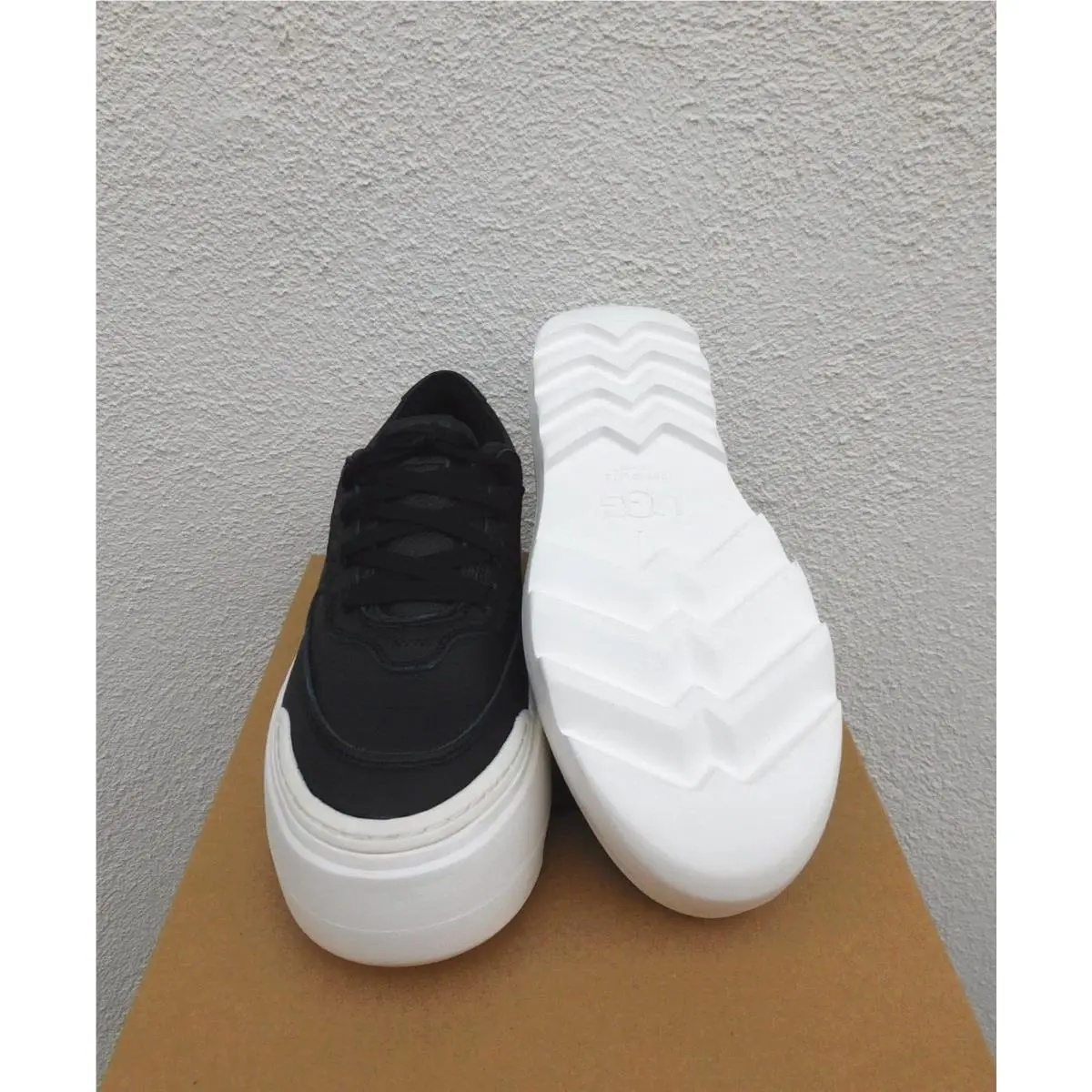 UGG shoes - UGG Marin Lace Platform Sneaker - Black (UPC: 195719711078) 3