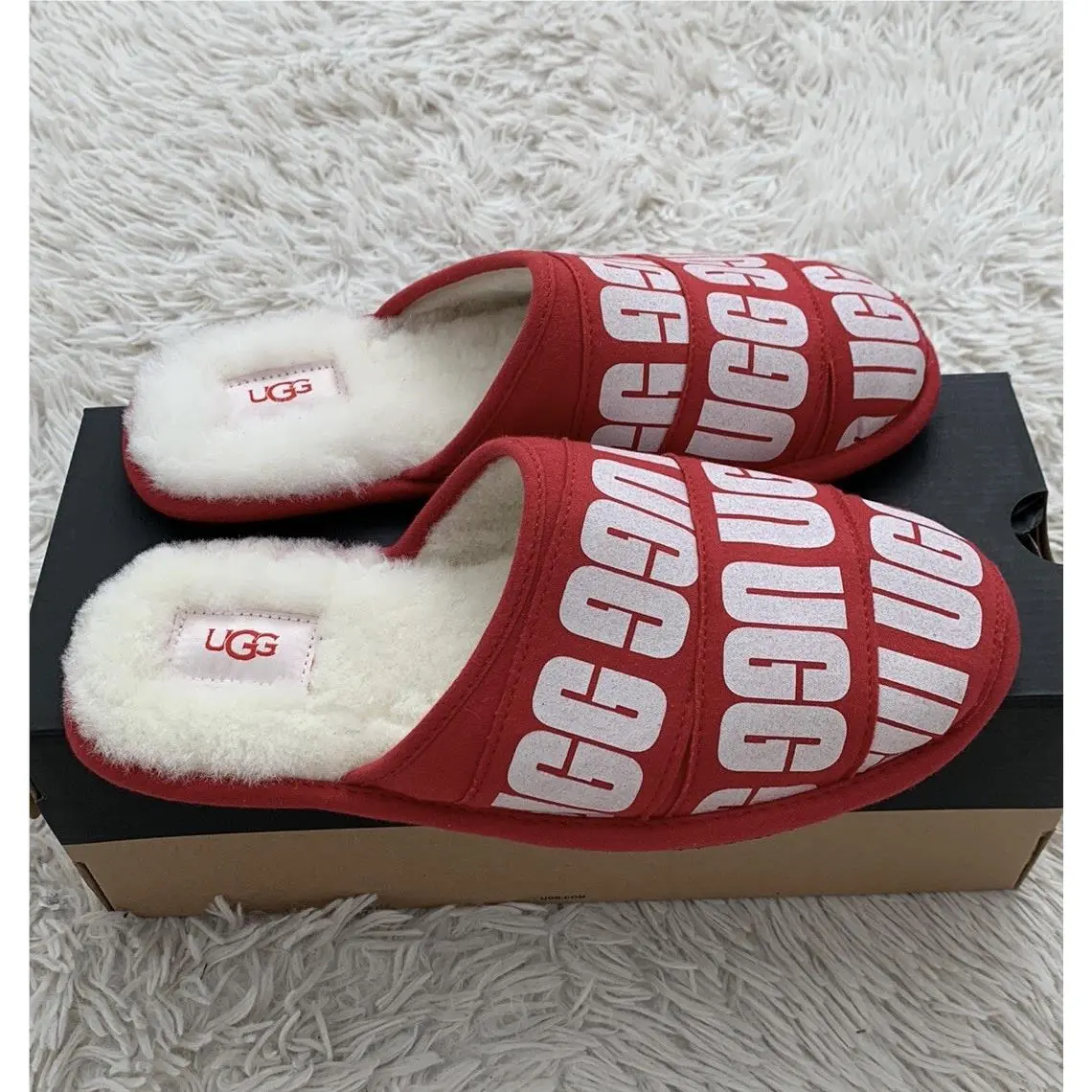 UGG shoes - Scuff Graphic - Scuff Graphic - Red 1