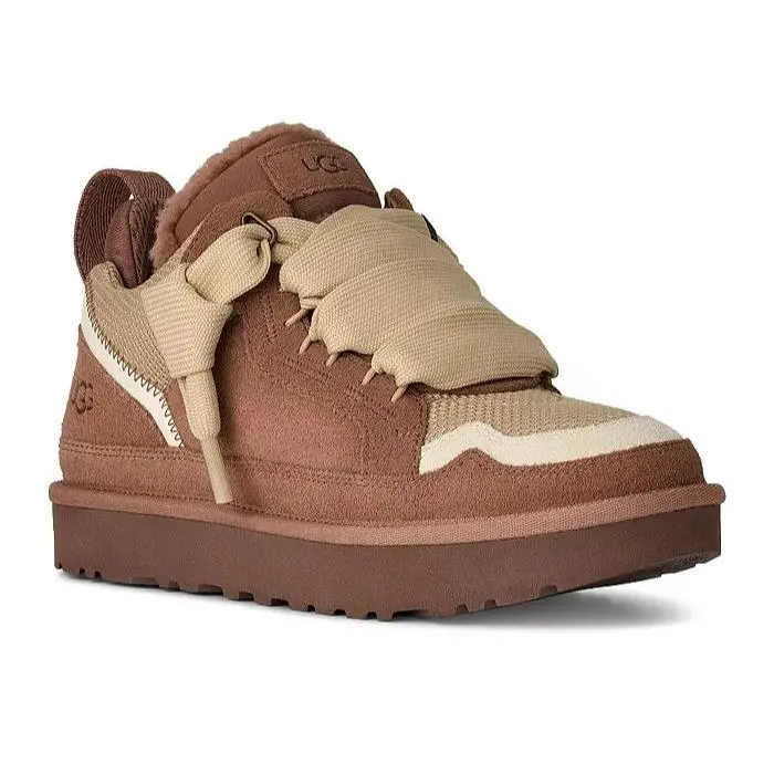 Ugg Lowmel Hiking Sneakers Women’s Size 9 Rocky Oak Chunky Lace Up Shoes