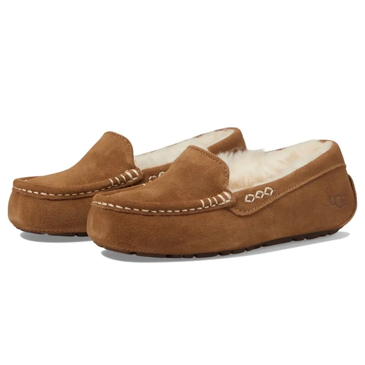 Ugg Women`s Ansley Moccasin Slipper Chestnut - Size 10 Regular US by UGG