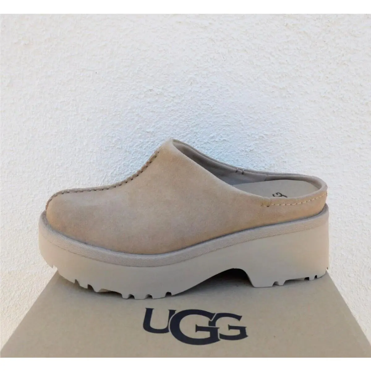 UGG shoes - UGG New Heights Clog - New Heights Clog - Sand (UPC: 197634017969) 0