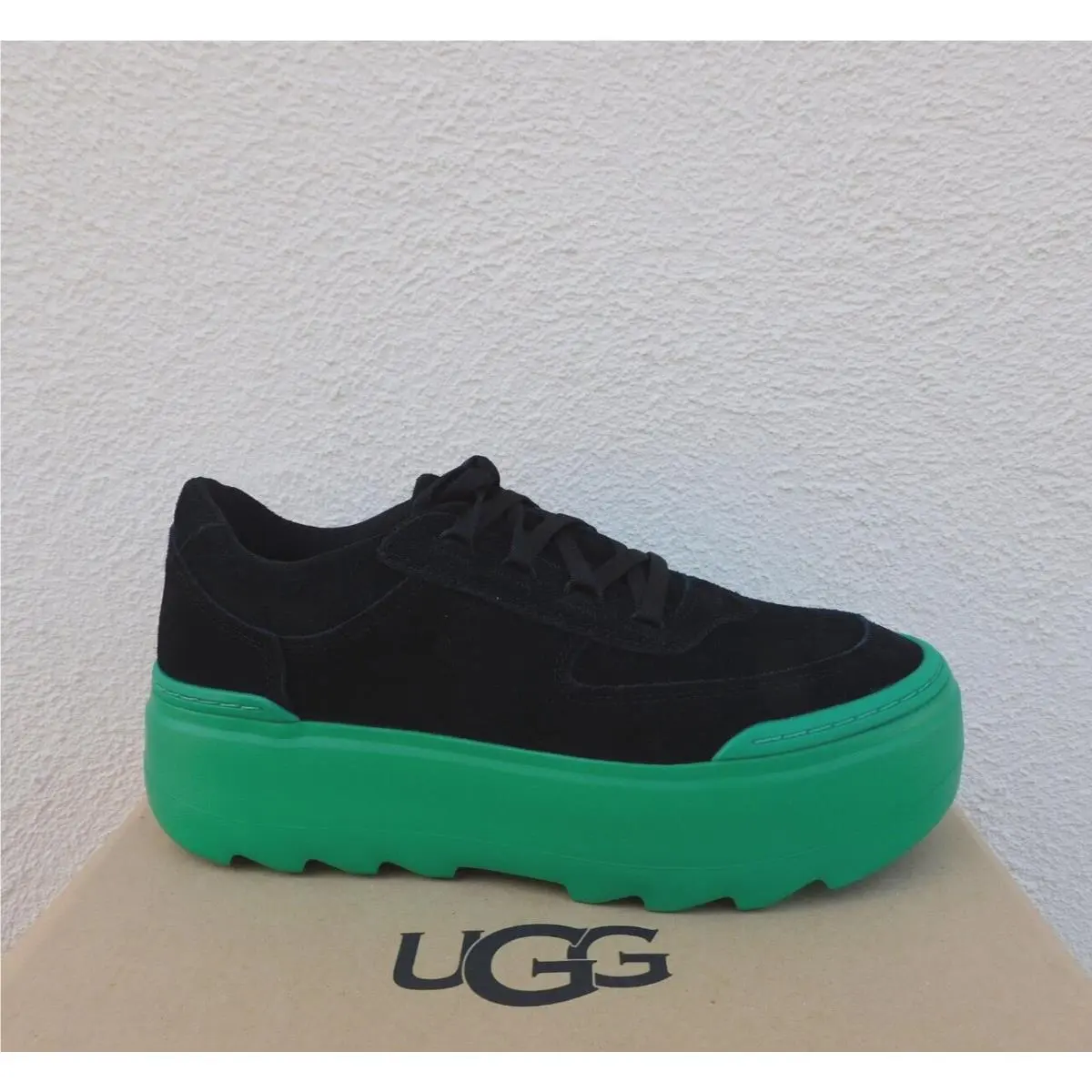 UGG shoes - UGG Marin Lace Platform Sneaker - Black (UPC: 195719712624) 2
